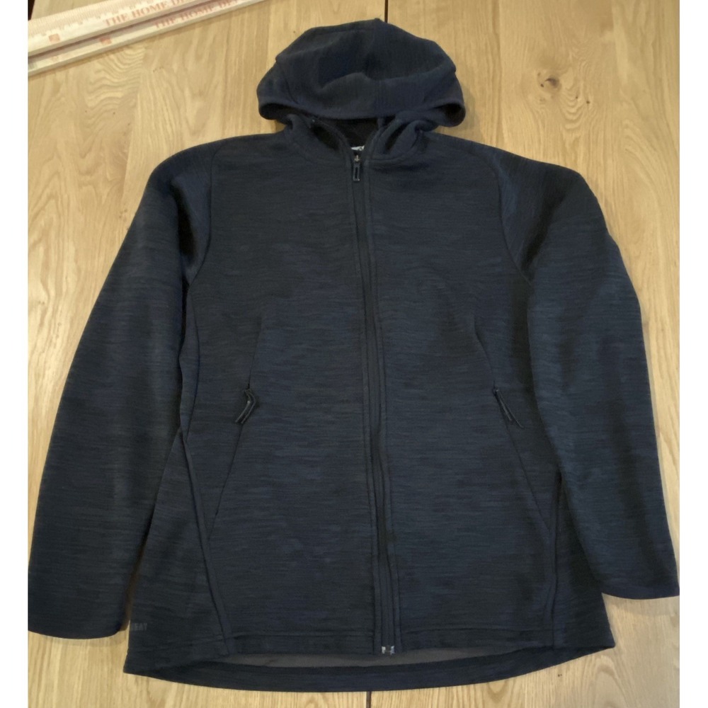 Adidas Climaheat Freelift 360 Hoodie Men's Medium Blue Black Full Zip